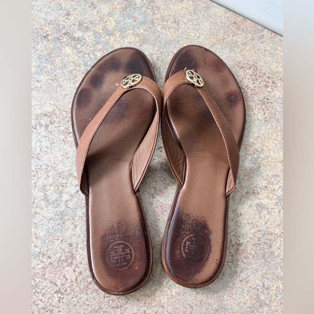 Tory Burch Pre-Loved Leather Sandals size 8 - Picture 3 of 7